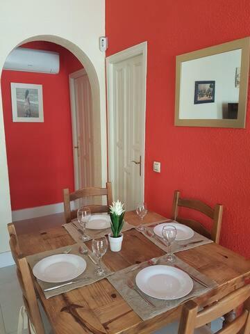 Kitchen and dining area